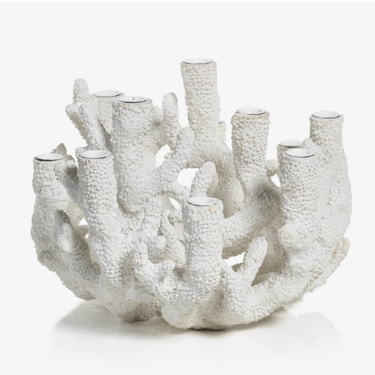Coral Taper Candle Holder