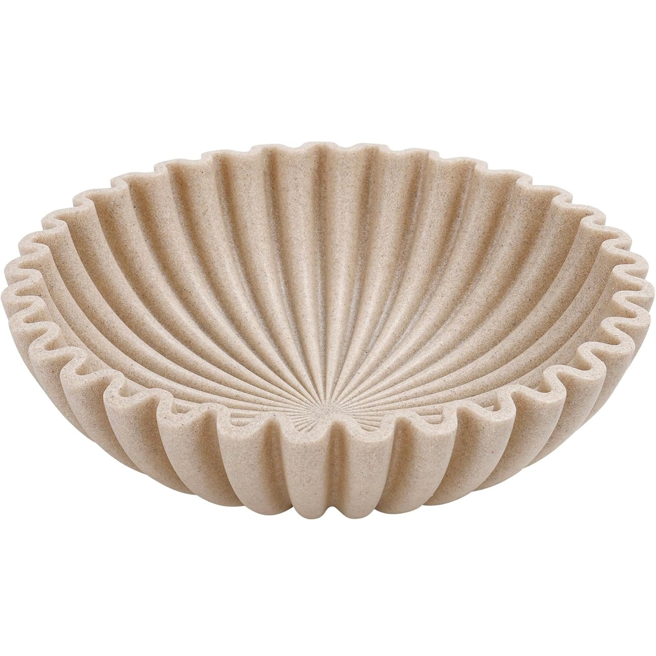 Scalloped Resin Bowl