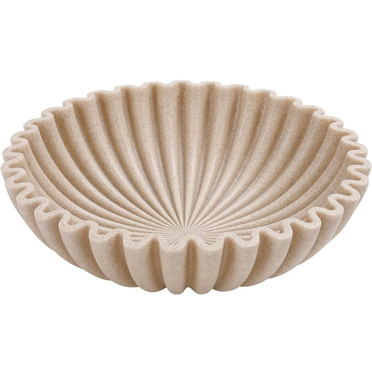 Scalloped Resin Bowl